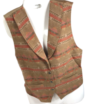 Pendleton Vintage Knockabouts Women’s Wool Front Vest Aztec Southwest USA Size 8 - £31.13 GBP