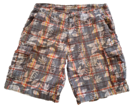 Plugg Mens Shorts Cargo Floral Over Print Size 38 - £12.87 GBP