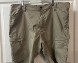 Prospective Flow Quick Dry Cargo Shorts Nylon Mens Size 42 Brown 10 inch... - $16.71
