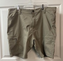 Prospective Flow Quick Dry Cargo Shorts Nylon Mens Size 42 Brown 10 inch... - $16.71