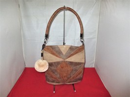 Circus By Sam Edelman Patchwork Hobo Brown / Beige  -   #3446 - £21.49 GBP