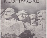 Vintage 1958 Mount Rushmore Brochure - National Park Service Publication - £18.60 GBP