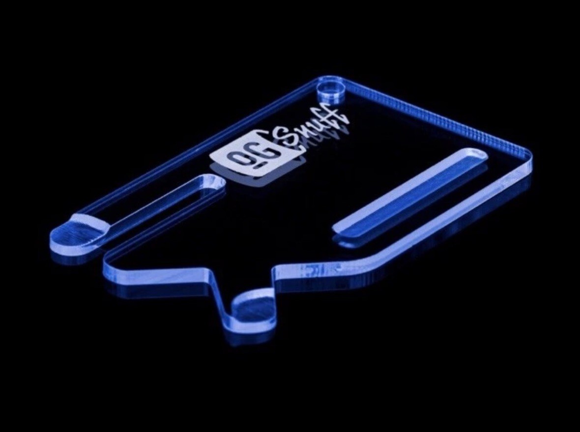 (1) One OG Snuff Card Multi Tool Translucent Blue Red or Green (UV) random color Item image 3