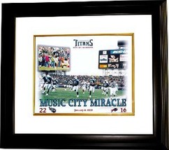 Music City Miracle unsigned Tennessee Titans 11x14 Photo Custom Framed - £87.61 GBP