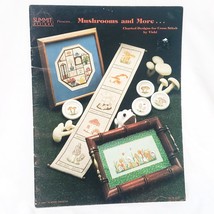 Mushrooms and More Cross Stitch Leaflet Book Summit Designs by Vicki 1983 - $23.75