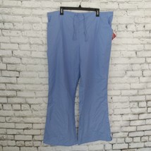 Dickies Women&#39;s 2X Blue 4 Pockets Drawstring Scrub Flared Pants NWT - £19.97 GBP