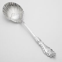 ANTIQUE SHELL BOWL GRAVY SUGAR SPOON ROGERS &amp; HAMILTON RAPHAEL 5¾” SILVE... - $39.55
