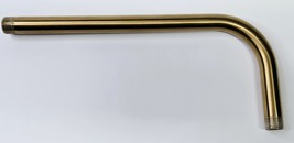 Signature Hardware 483912 12-3/8&quot; Shower Arm and Flange - Brushed Gold  ... - $18.90