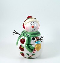 Snowman Tee Light or Votive Candle Holder 5&quot; Tall - £10.27 GBP