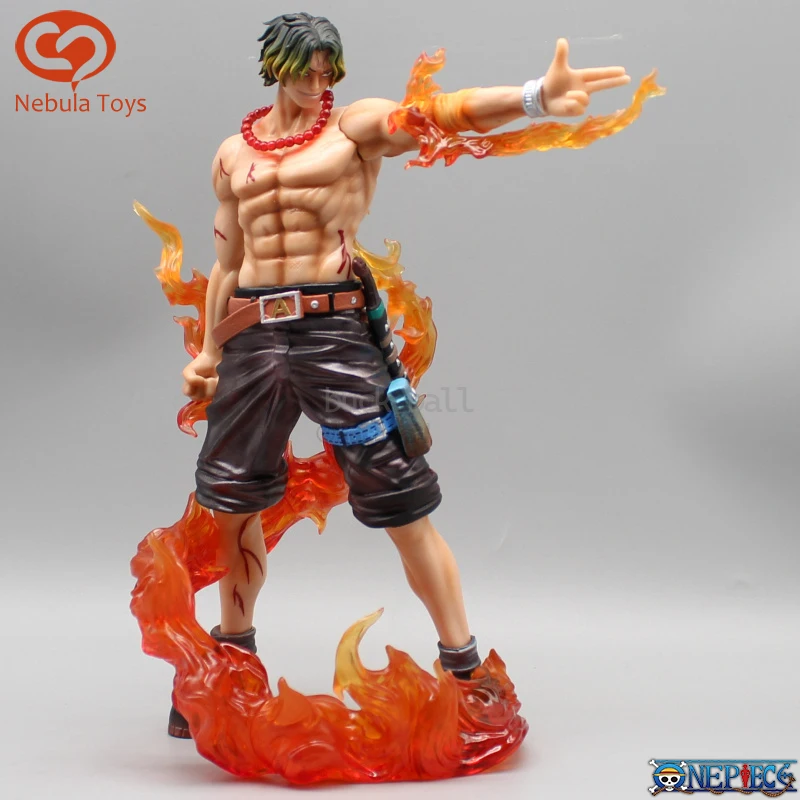 One Piece Figure Ace Anime Figure Fire Fist Portgas·D· Ace Action Figures Pvc - £30.40 GBP+