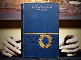 Poetical Works of James Russell Lowell, 1890, Household Edition, Hardcover - £21.49 GBP