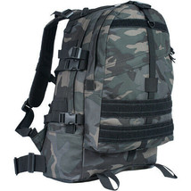 NEW Large Transport MOLLE Tactical Hunting Camping Hiking Backpack MIDNI... - $69.25