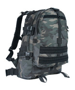 NEW Large Transport MOLLE Tactical Hunting Camping Hiking Backpack MIDNI... - £54.71 GBP