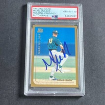 1999 Topps Traded #T8 Mark Mulder Signed Card PSA Slabbed Auto 10 A&#39;s - £47.20 GBP