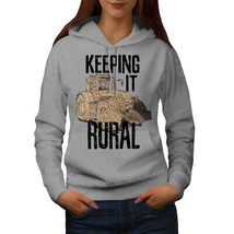Wellcoda Keeping It Rural Womens Hoodie, Farmer Casual Hooded Sweatshirt - £28.88 GBP