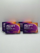 4 PACK Allegra Allergy HCI tablet *04/2026* 24 Hours 60ct Total - $18.99