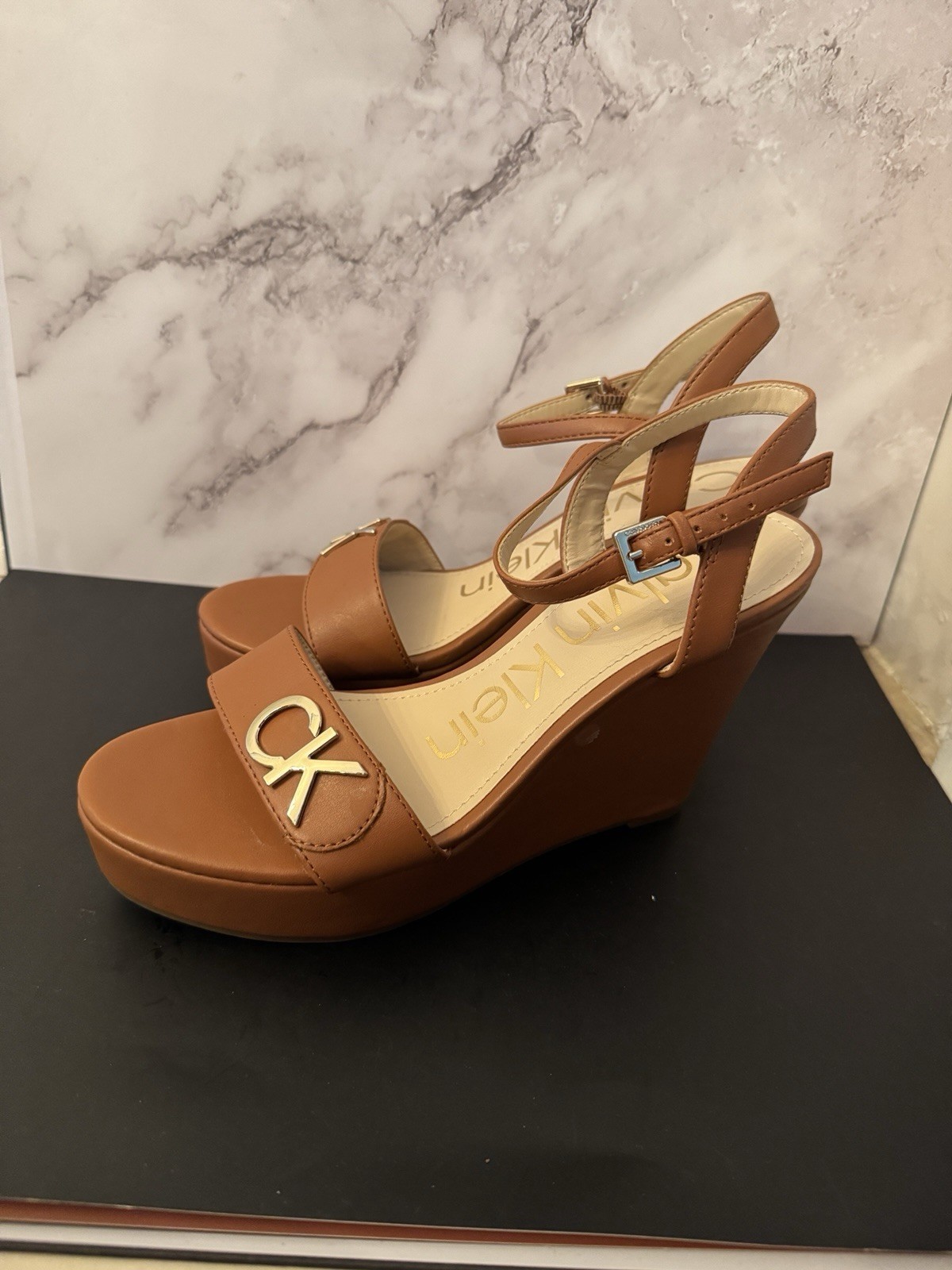Calvin Klein Brown Wedges  - $14.85