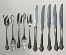 Oneida Stainless Steel BITTERSWEET/REPOSE Salad Forks, Dinner Knives Lot... - £31.38 GBP