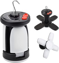 Solar Camping Lamp Usb Rechargeable Foldable Tent Light For Fishing Emergency - £21.22 GBP
