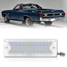Clear White LED Tail Reverse Back Up Light Lens Each for 1969-72 Chevy El Camino - £26.59 GBP