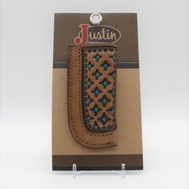 Justin Boots, Justin Diamond Tooled Knife Sheath, Genuine Leather 2172490K7 - $259.81 MXN