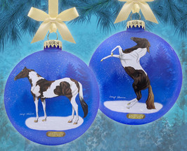 BREYER W700826  Artist Signature Ornament  Pintos  2022 Holiday Collection - $18.99