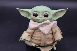 Star Wars - 8&quot; Child Baby Yoda Grogu Talking Plush, Hasbro 2020 F1115 - £11.68 GBP