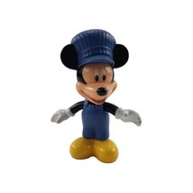 Disney Mickey Mouse Clubhouse Magic Train ENGINEER Conductor Figure 4&quot; - £9.55 GBP