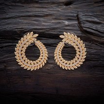 6 Ct Round D/VVS1 Diamond Stud Dangle Earrings 14K Yellow Gold Fn Screw Back - £132.41 GBP