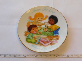 &quot;Recipe for Love&quot; 1993 Mother&#39;s Day Plate Porcelain Avon 5&quot; Decorative C... - £10.89 GBP