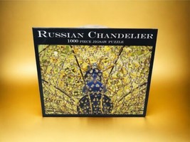 Pinkey Puzzles Russian Chandelier 1000 Piece Jigsaw Puzzle St Petersburg... - $32.60