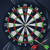Dartboard - Canvas Wall Clock - $30.24+