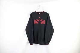 Vintage 90s Streetwear Womens Large Faded Scottish Terrier Dog Sweatshirt USA - £33.25 GBP