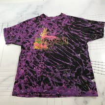 Vintage 1994 Blissfest Festival T Shirt Mens Extra Large Black Purple Tie Dye - $93.25