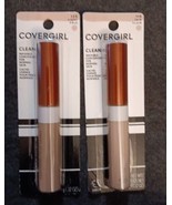 2 CoverGirl - Clean Invisible Concealer #125 Light Pale - #115 Fair Clai... - £19.46 GBP
