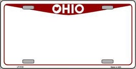 Ohio Novelty State Background Blank Metal License Plate LP-5132 - $409.56 MXN
