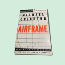 Airframe by Michael Crichton 1996  8 Cassette Audiobook  - £2.77 GBP