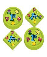Video Game Super Mario Paper Dinner Plates and Lunch Napkins (Serves 16) - £13.38 GBP+