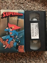 Superman In Action VHS Animated 1989 - Burbank Video - $6.64