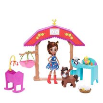 Enchantimals Mattel Barnyard Nursery Playset with Haydie Horse Doll (6-inch), Tr - $27.55