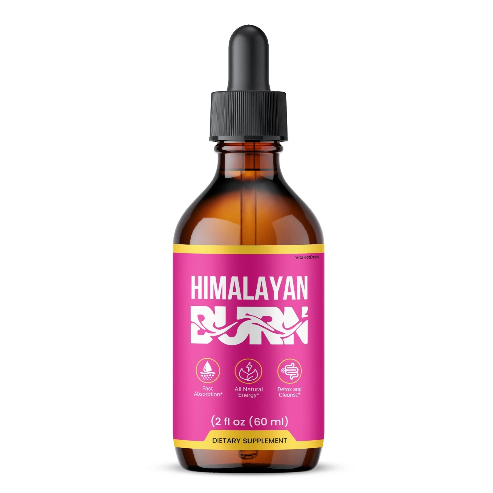 Himalayan Burn Liquid Drops | Max Strength Natural Formula (2-Pack) - $35.90