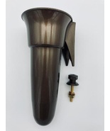 Mausoleum Crypt Brown "V" Vase 8 inch w/ Bolt Button Support  (Inverted V)  - $59.79