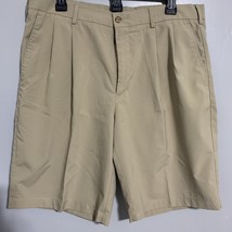 Pro Tour Golf Shorts Men Cool Play Brown Chino Flat Front Pockets Size 3... - $13.54