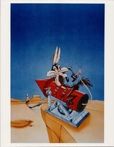 Road Runner &amp; Wile E. Coyote cartoon Wile lighting dynaite rocket vintage 8x10 - £11.82 GBP