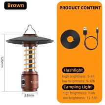 WEST BI Camping Lamp Portable Tent Lantern Lamp USB Charging Lamps Outdoor Campi - £94.92 GBP