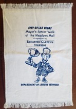 Las Vegas Mayor&#39;s Senior Walk Meadows Mall Brighton Gardens Marriott towel - $24.95