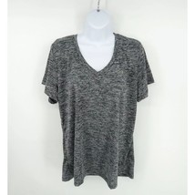 Under Armour Women&#39;s Black V-Neck Tee XL NWT - $14.85