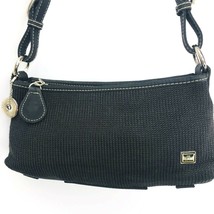 The Sak Black Knit Crochet Very Small Shoulder Bag Purse Hand Bag  - $34.99