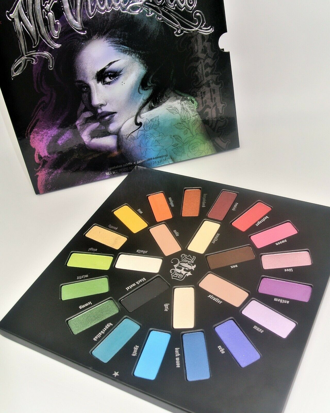 Kat Von D Mi Vida Loca Remix 24 Eyeshadow Palette Limited Edition Sold Out - $99.99