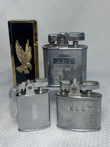 Lot Of 4 VTG Ronson Cigarette Lighters Whirlwind Standard Gem Newark NJ USA - £47.78 GBP